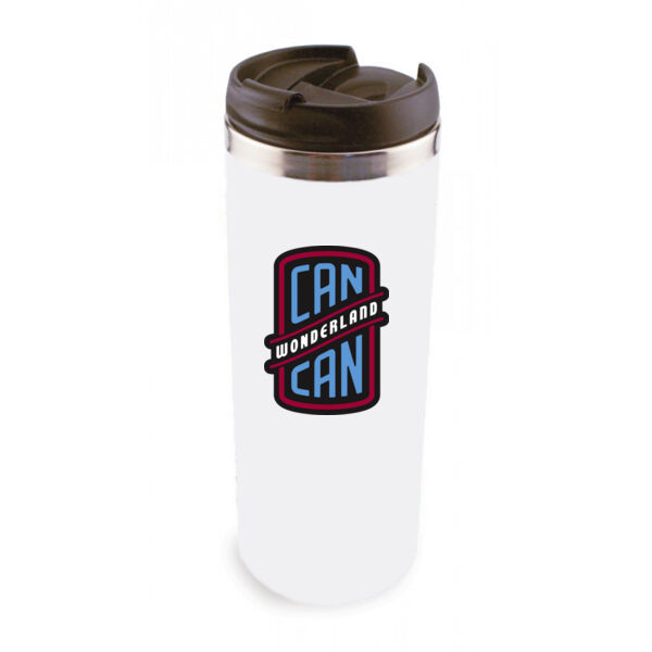 14 oz Stainless Steel Tumbler - Sublimated Logo Thumbnail
