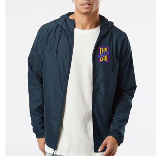 Independent Trading CO. - Unisex Lightweight Windbreaker Full-Zip Jacket - Embroidered Logo Thumbnail