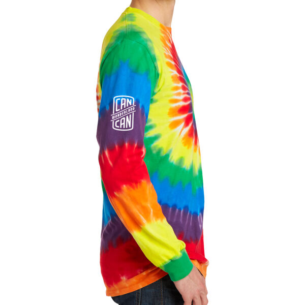 Port & Company® Tie-Dye Long Sleeve Tee - Screen Print Logo Thumbnail