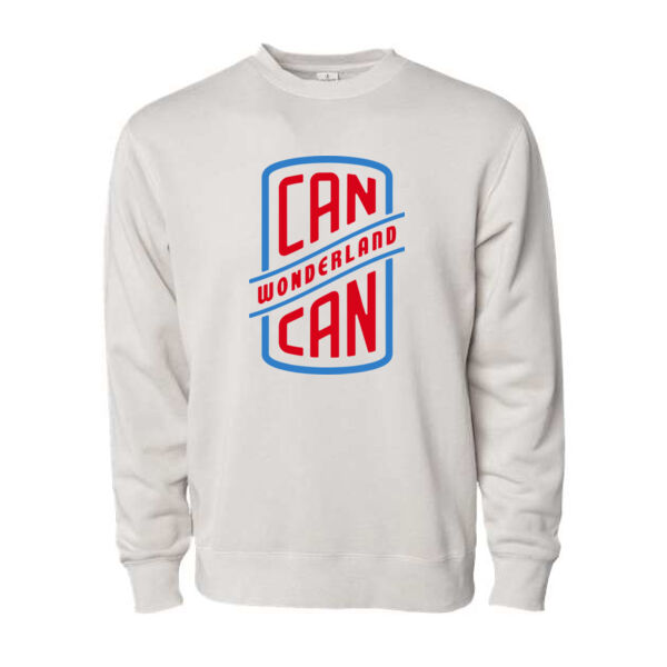 Independent Trading Co. - Unisex Midweight Pigment-Dyed Crewneck Sweatshirt - Screen Print Logo Thumbnail