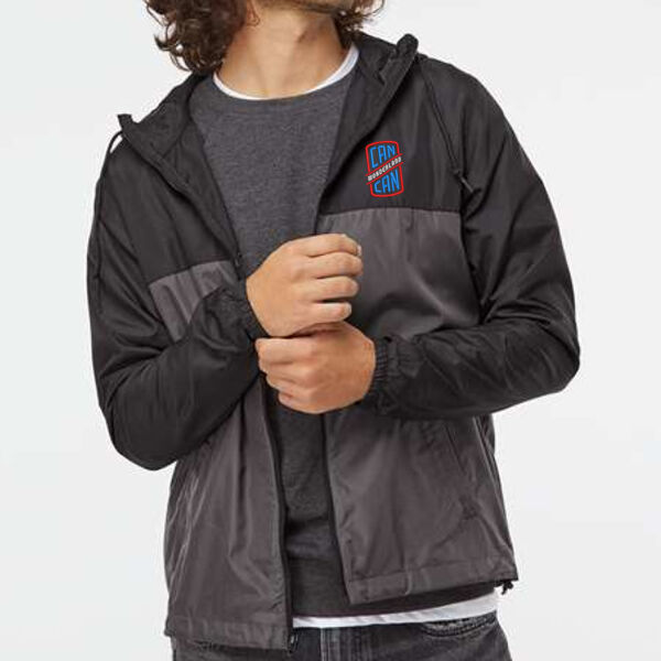 Independent Trading CO. - Unisex Lightweight Windbreaker Full-Zip Jacket - Embroidered Logo Thumbnail