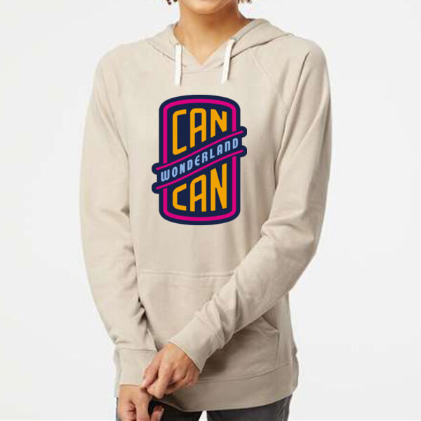 Independent Trading Co. - Icon Unisex Lightweight Loopback Terry Hooded Sweatshirt - Screen Print Logo Thumbnail