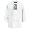 Eight Knot Button Chef Coat with Thermometer Pocket Thumbnail