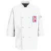 Button Chef Coat with Thermometer Pocket Thumbnail