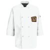 Button Chef Coat with Thermometer Pocket Thumbnail