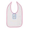 Infant Contrast Trim Premium Jersey Bib Thumbnail