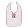 Infant Contrast Trim Premium Jersey Bib Thumbnail