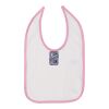 Infant Contrast Trim Premium Jersey Bib Thumbnail