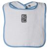 Infant Contrast Trim Terry Bib Thumbnail