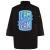 Ten Pearl Button Black Chef Coat Thumbnail