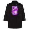 Ten Pearl Button Black Chef Coat Thumbnail