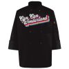 Ten Pearl Button Black Chef Coat Thumbnail