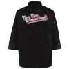 Ten Pearl Button Black Chef Coat Thumbnail